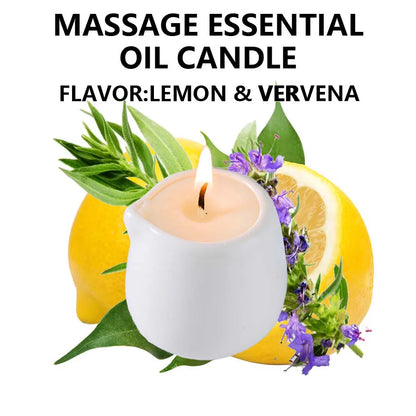 1PC Luxury Massage Oil Candle – Scented Aromatherapy Candle for Relaxation & Skin Moisturizing, Body Oil Candle for Spa & Self-Care