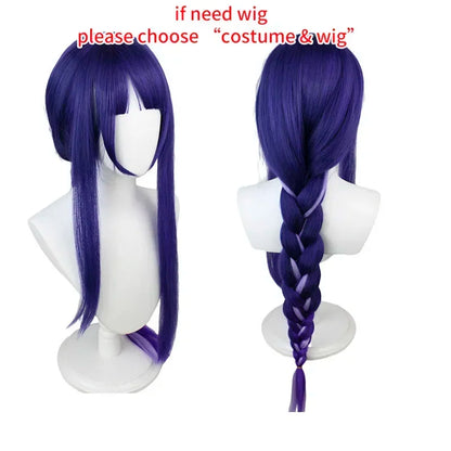 Game Impact Cosplay Wig & Costume Set – Full Anime Carnival Roleplay Outfit for Halloween, Convention & Party Wear