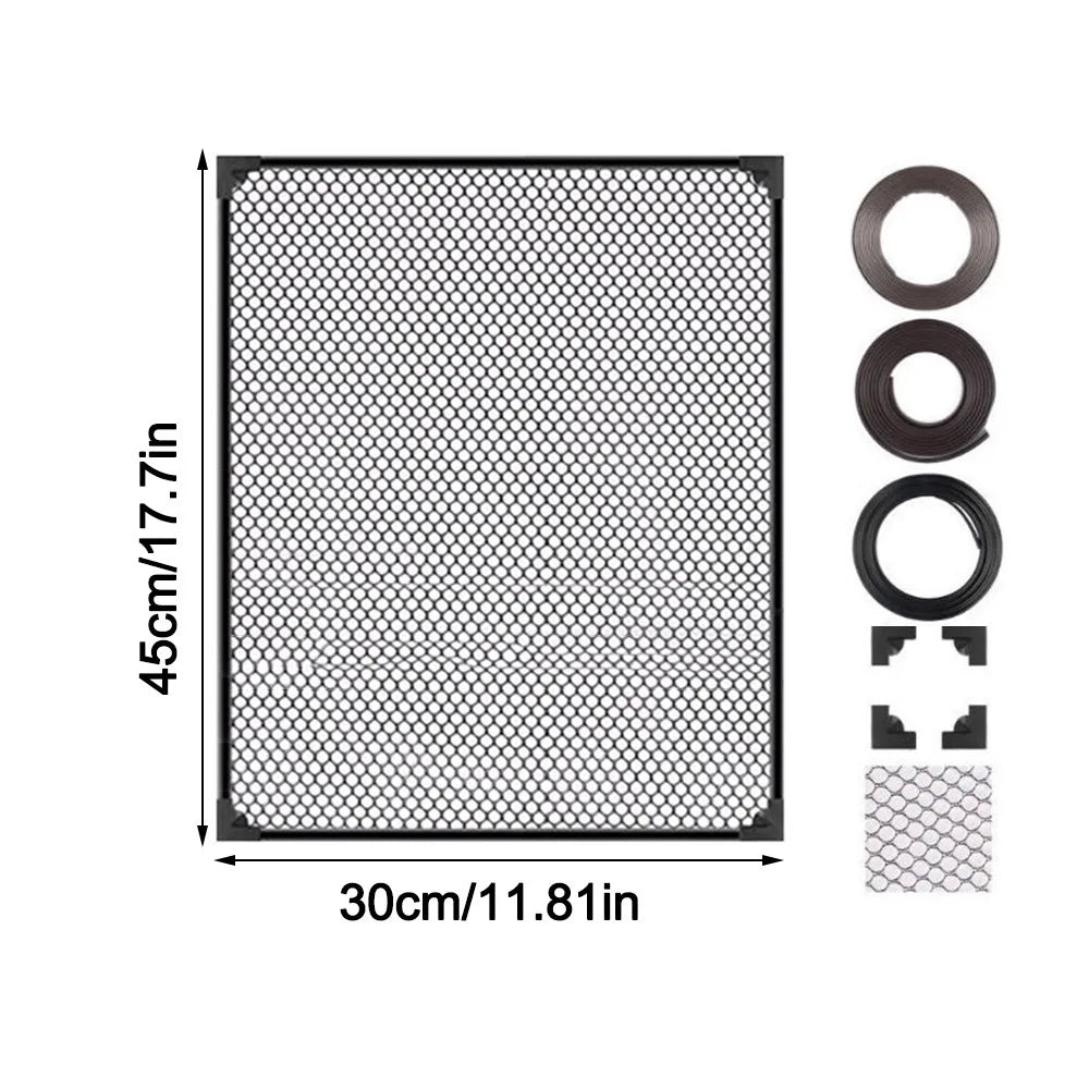 Magnetic Fish Tank Lid Cover – Sturdy DIY Mesh Aquarium Cover with Easy Installation for Fish & Turtle Tanks, Protective Net Lid