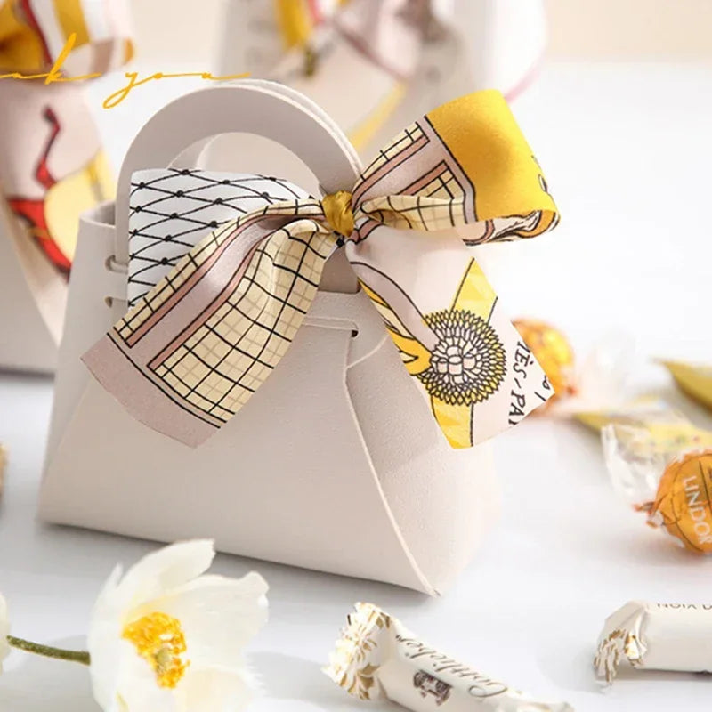 20PCS Bolsas de Regalo de Cuero con Cinta de Lazo – Mini Bolsos para Recuerdos de Bodas, Navidad, Dulces, Regalos y Empaque de Lujo para Fiestas