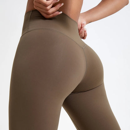 Women’s High Waist Yoga Leggings – Super Soft Gym Running Workout Tights with Push-Up Fit