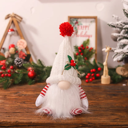 1–3PCS Christmas Gnome Reindeer Decorations 2026 – LED Glowing Gnome Doll Night Light for Xmas Tree, Home Decor, Gifts & New Year 2027