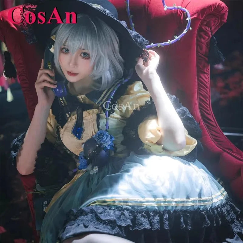 Touhou Project Komeiji Koishi Cosplay Costume Dress – Elegant Sweet Formal Outfit for Game Cosplay, Party, Halloween & Roleplay Wear