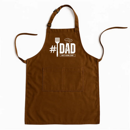 Best Dad Ever Apron – Father’s Day Cooking Gift for Daddy with Pockets, Kitchen Chef Apron AP-002