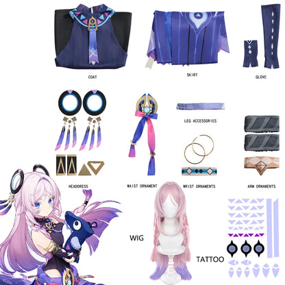 Citlali Cosplay Costume – Genshin Impact Full Set | Women’s Outfit with Accessories (Halloween / Carnival / Anime Convention)