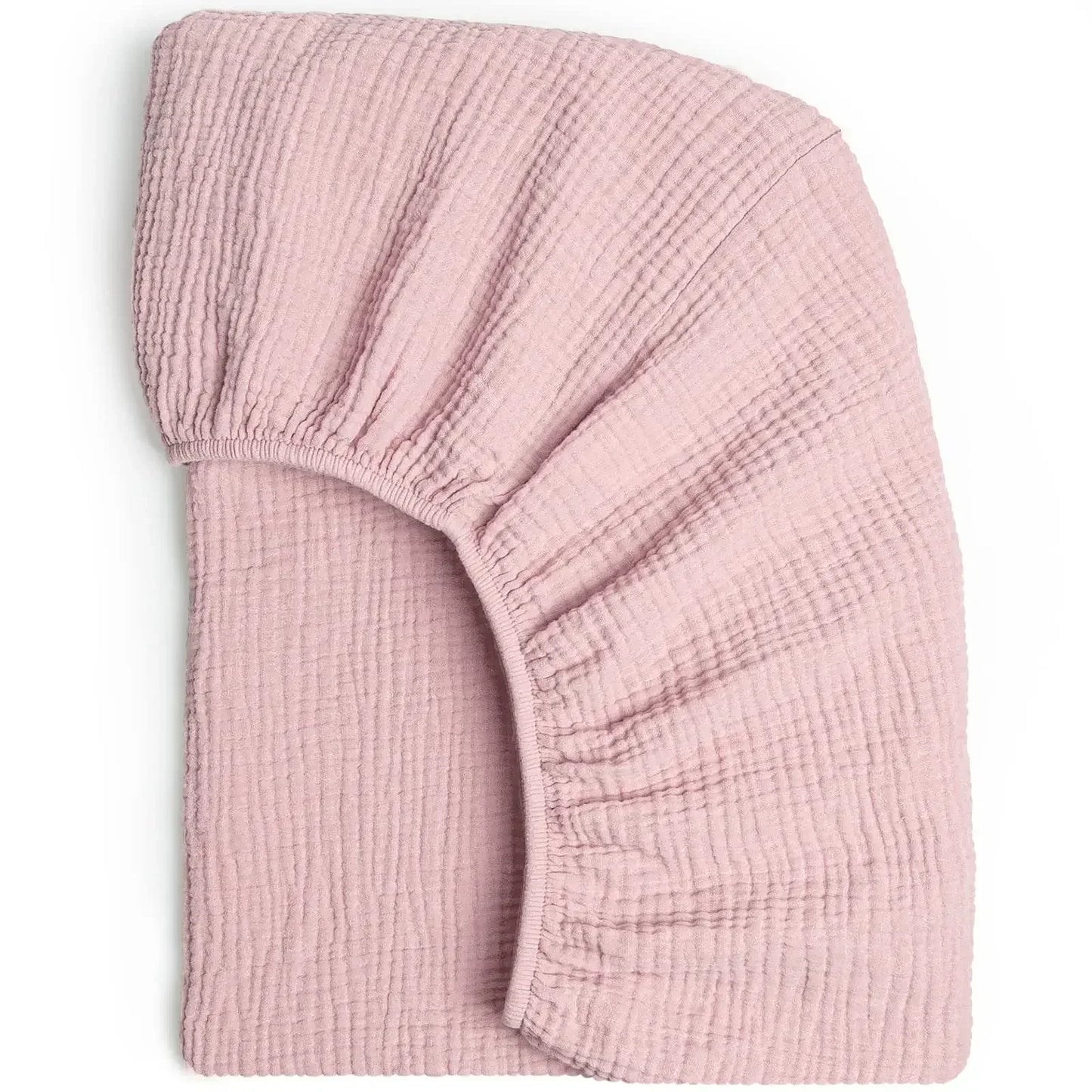 Sábana de cuna de algodón muselina suave y transpirable para bebé – Sábana ajustable universal para cunas de recién nacidos, moisés y camas infantiles
