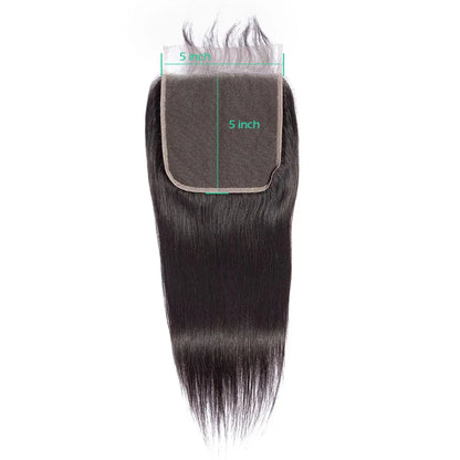 24/26 pulgadas de cabello humano brasileño liso para frontal de encaje – Cierre frontal de encaje transparente HD de 13x6 pre-arrancado | Extensión de cabello natural Remy