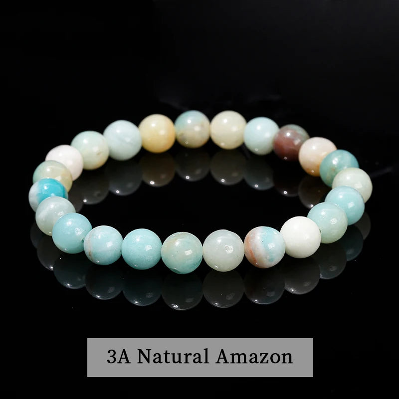 Pulsera de piedra obsidiana negra natural – Joyería ajustable de cuentas de cristal para hombres y mujeres, regalo de moda y accesorio de estilo energético