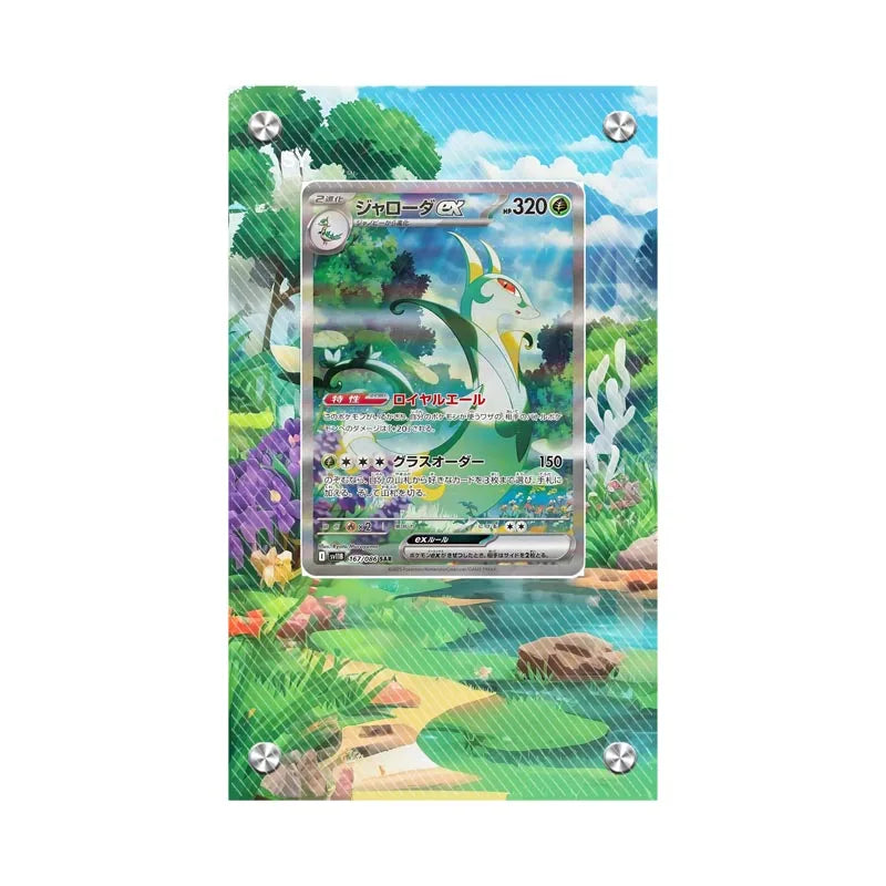 Présentoir en acrylique pour cartes Pokémon – Ronflex, Évoli, Mewtwo, Bulbizarre, Psykokwak et support de protection de style brique pour figurines