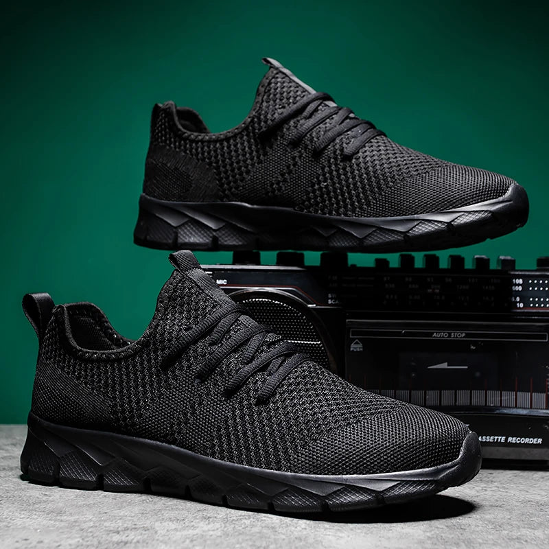 Men's Breathable Running Sneakers Lightweight Casual Walking Sports Shoes