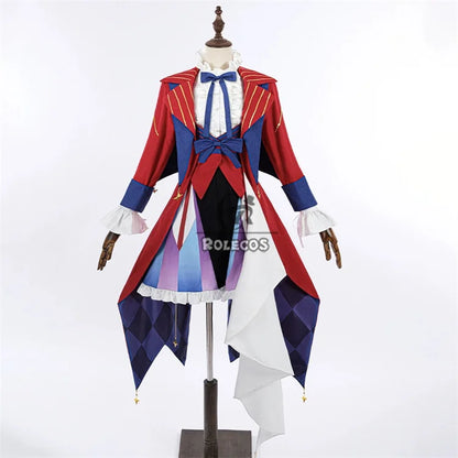 Genshin Impact Scaramouche Cosplay Costume – Fanart Digital Circus Style Roleplay Suit for Men, Halloween & Party Outfit