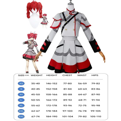 Anime Cosplay Costume Full Set with Wig & Shoes – Women's Halloween Outfit