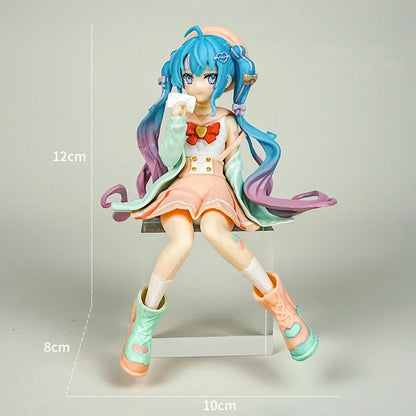 Hatsune Miku Anime Figure – Virtual Singer Manga Statue Figurine Model Toy for Desk Decoration, Cake Topper & Gift