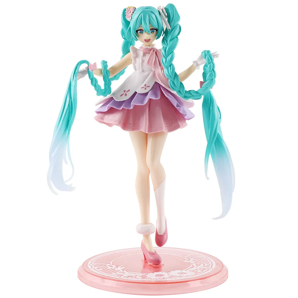 Hatsune Miku Anime Figure – Virtual Singer Manga Statue Figurine Model Toy for Desk Decoration, Cake Topper & Gift