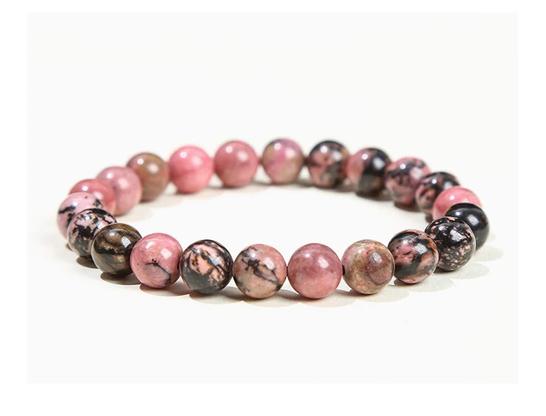 Pulsera de Cuentas de Piedra Natural – Pulsera de Gemas de Amatista, Ojo de Tigre, Cuarzo Cristal y Ágata para Mujeres y Hombres, Regalo de Joyería de Energía Reiki