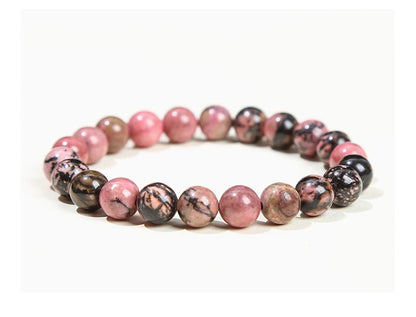 Pulsera de Cuentas de Piedra Natural – Pulsera de Gemas de Amatista, Ojo de Tigre, Cuarzo Cristal y Ágata para Mujeres y Hombres, Regalo de Joyería de Energía Reiki