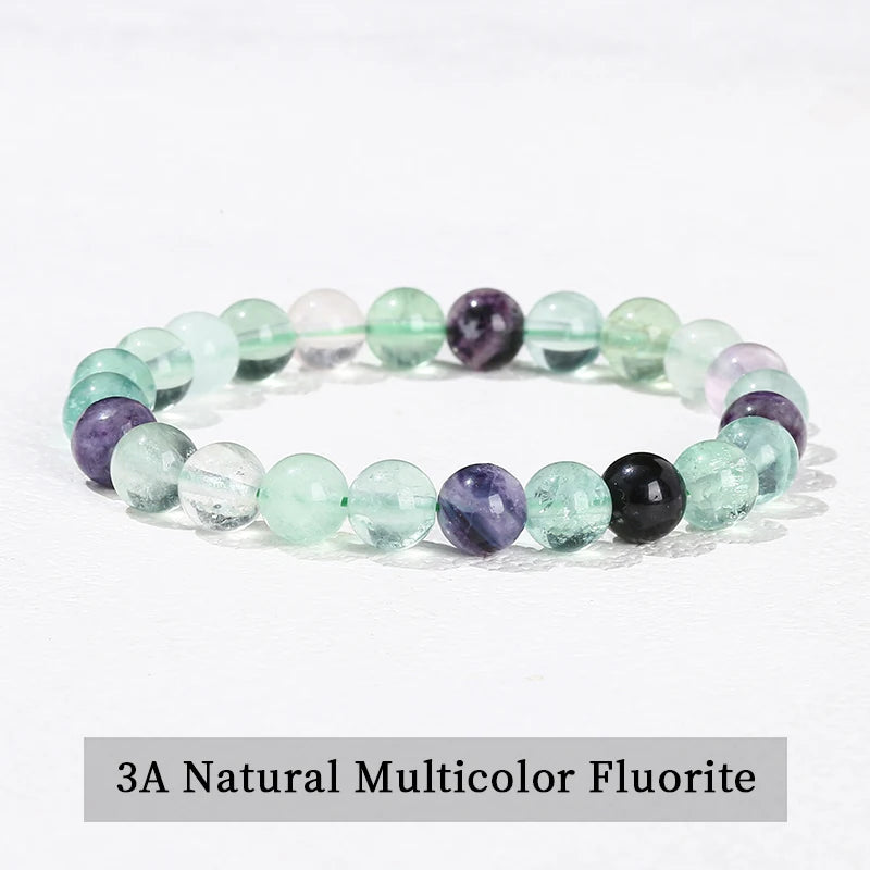 Pulsera de piedra obsidiana negra natural – Joyería ajustable de cuentas de cristal para hombres y mujeres, regalo de moda y accesorio de estilo energético