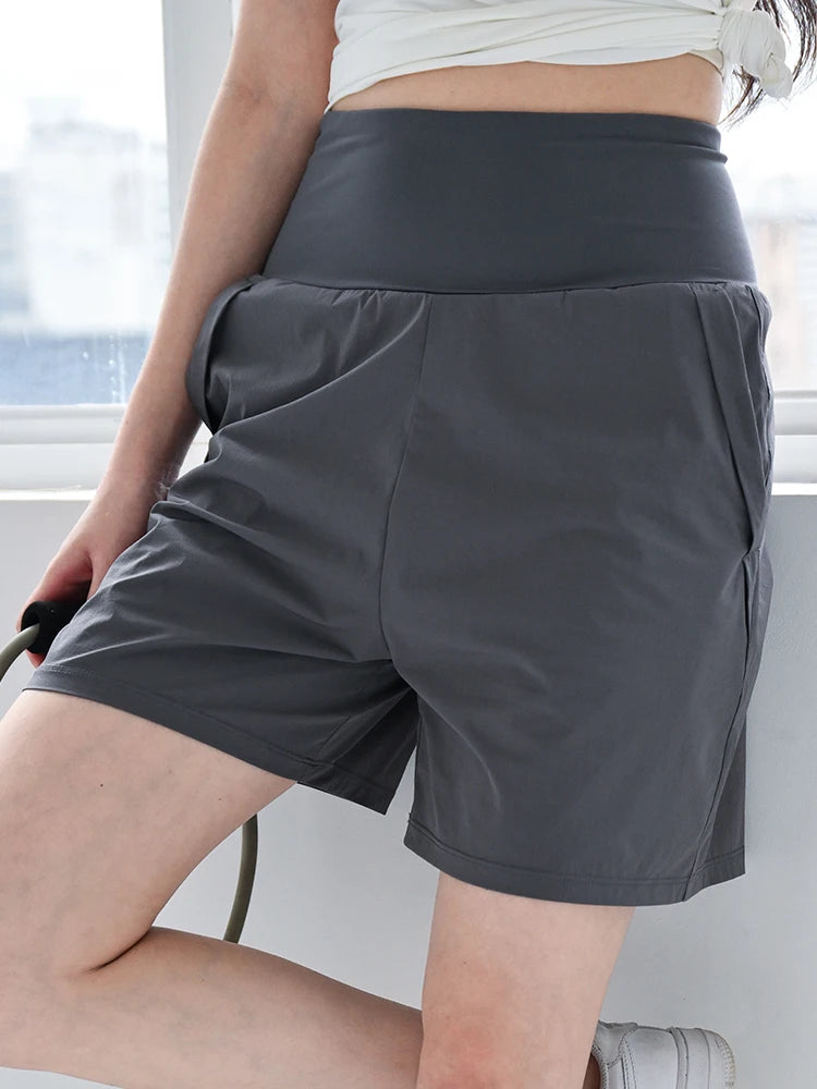 2025 Women's High-Waist A-Line Capri Shorts – Loose-Fit Wide-Leg Summer Casual Pants, Lightweight Comfortable Women's Bottoms