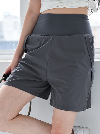 2025 Women's High-Waist A-Line Capri Shorts – Loose-Fit Wide-Leg Summer Casual Pants, Lightweight Comfortable Women's Bottoms