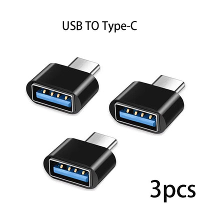 USB-C to USB 3.0 OTG Adapter – Type-C Male to USB-A Female Data Connector for MacBook, iPad & USB-C Devices