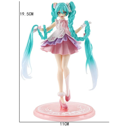 Hatsune Miku Anime Figure – Virtual Singer Manga Statue Figurine Model Toy for Desk Decoration, Cake Topper & Gift