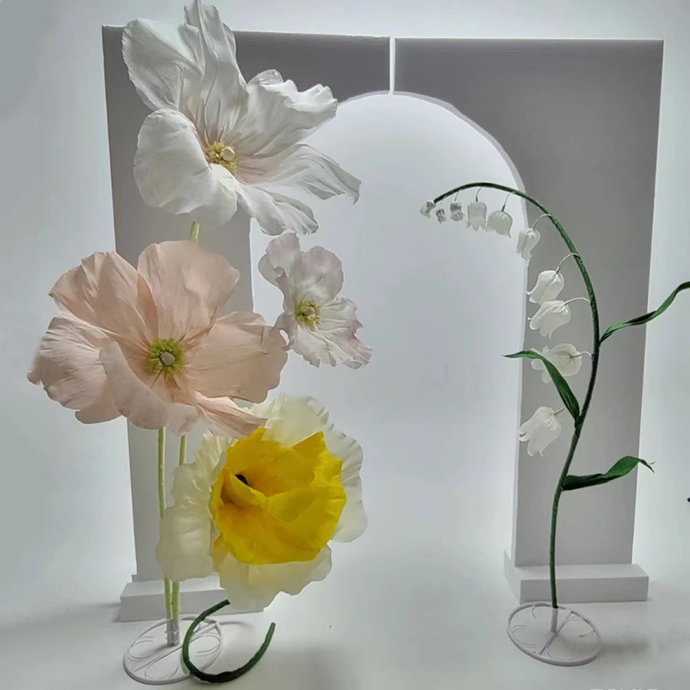 5M Bendable Floral Stem Tube – PVC Aluminum Flexible Rod for DIY Flowers, Wedding & Party Decorations