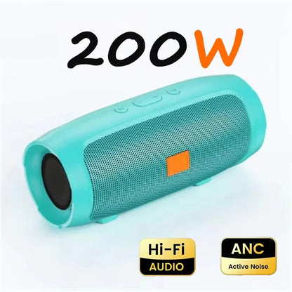 Lenovo TF USB FM Bluetooth 5.4 Speaker – Portable Wireless Stereo Speaker with Dual Drivers, Subwoofer & Voice Broadcast