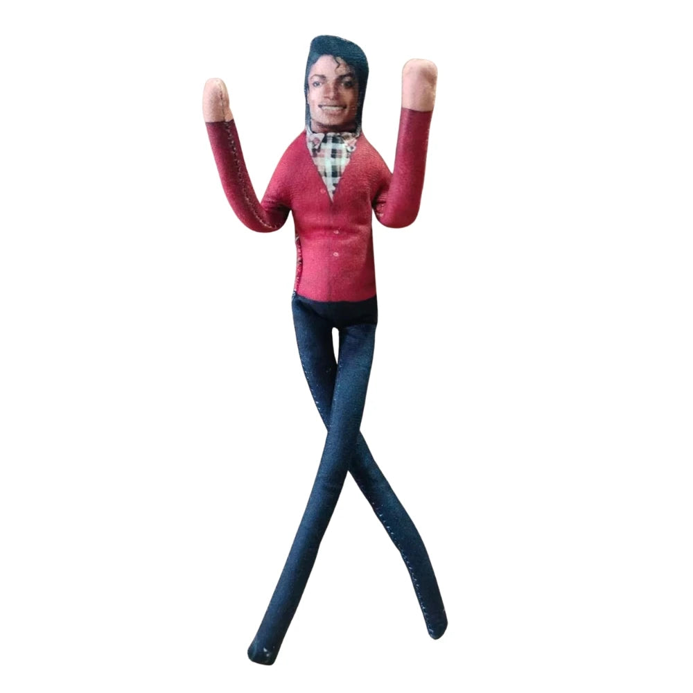Michael Jackson Cosplay Plush Figure – Jointed Stuffed Doll Collectible Room Decoration Gift