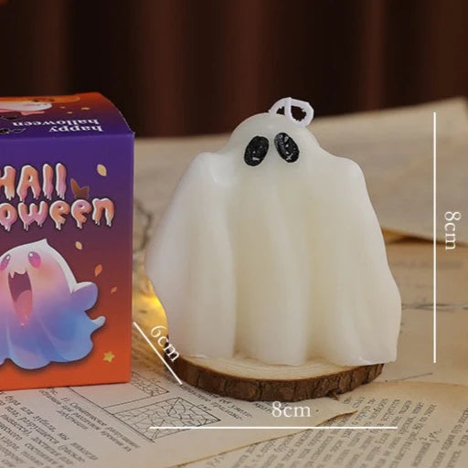 Halloween Ghost Scented Candle – Creative Wax Ghost Candle for Aromatherapy, Home Decoration & Premium Holiday Gifts