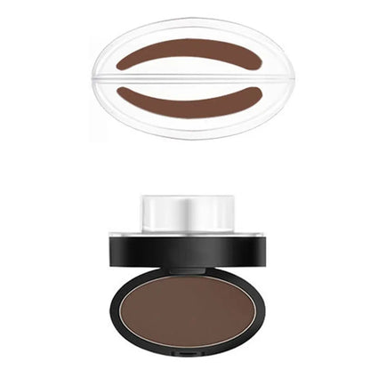 Kit de sello de cejas – Paleta de polvo y herramienta de maquillaje con tinte de cejas para cejas de forma perfecta