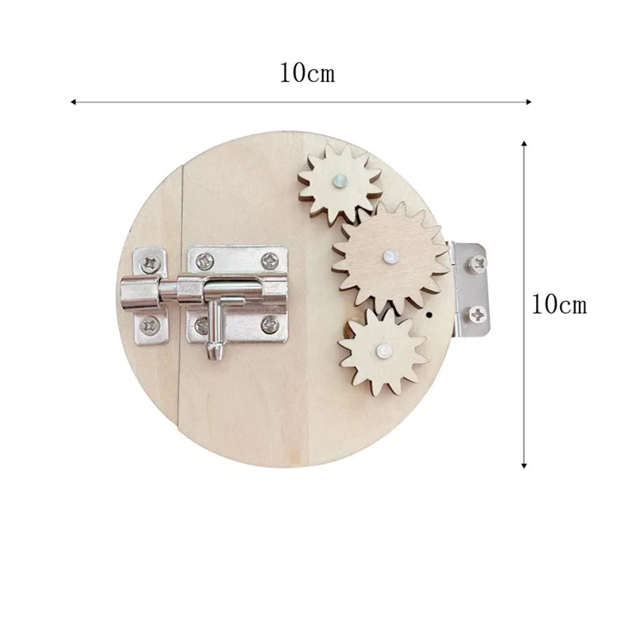 Accesorios para tablero de actividades Montessori – Piezas de tablero de actividades sensoriales DIY con enchufe eléctrico, juguetes de aprendizaje para niños