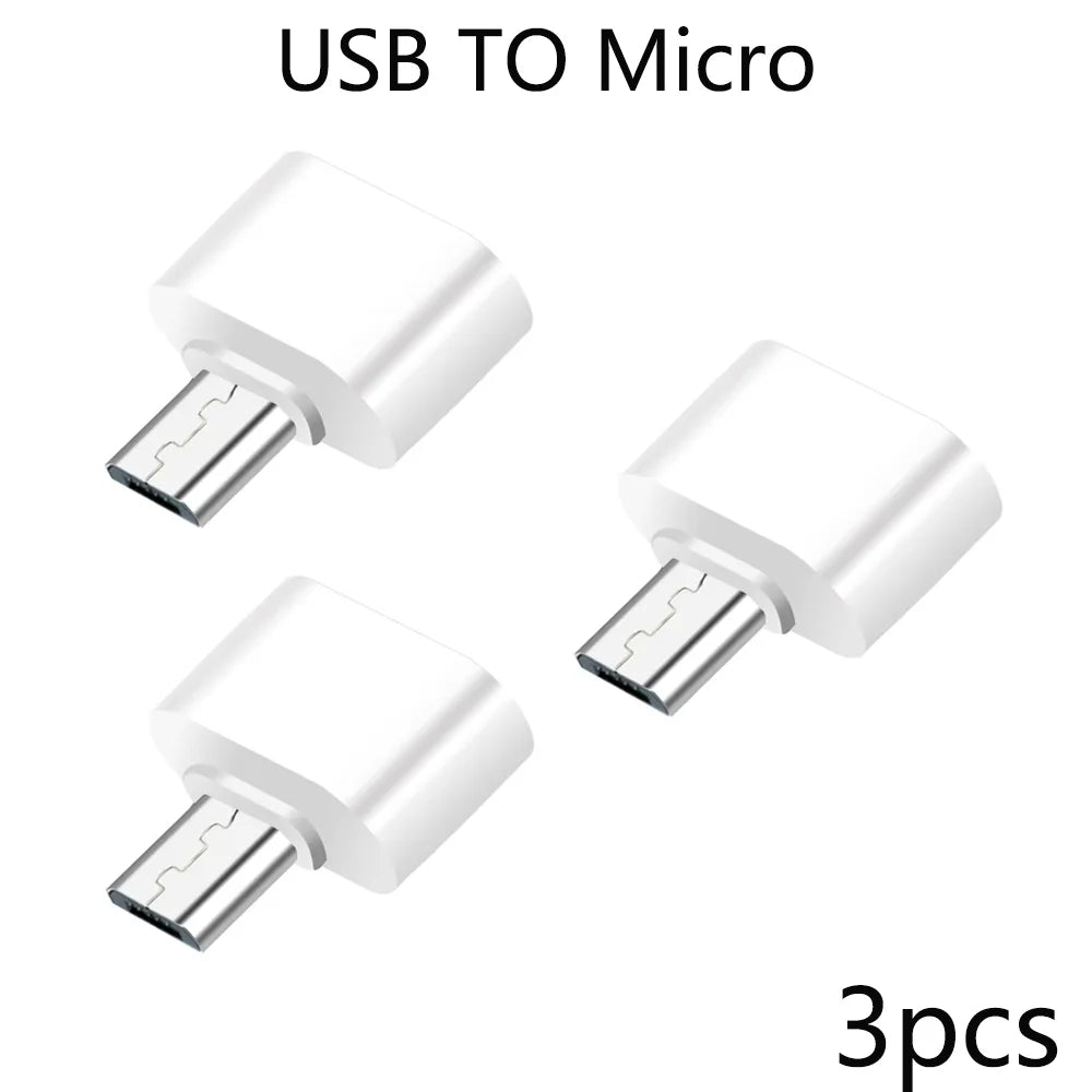 USB-C to USB 3.0 OTG Adapter – Type-C Male to USB-A Female Data Connector for MacBook, iPad & USB-C Devices