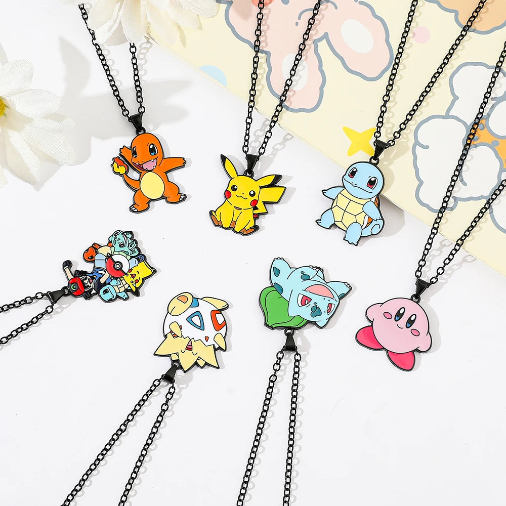Pokémon Metal Figure Toy – Pikachu, Squirtle, Psyduck & Charmander Collectible Gift