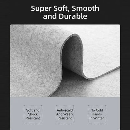 Large Wool Felt Desk Mat - Non-Slip Keyboard & Mouse Pad for Gaming, Office & Computer Desk Protection