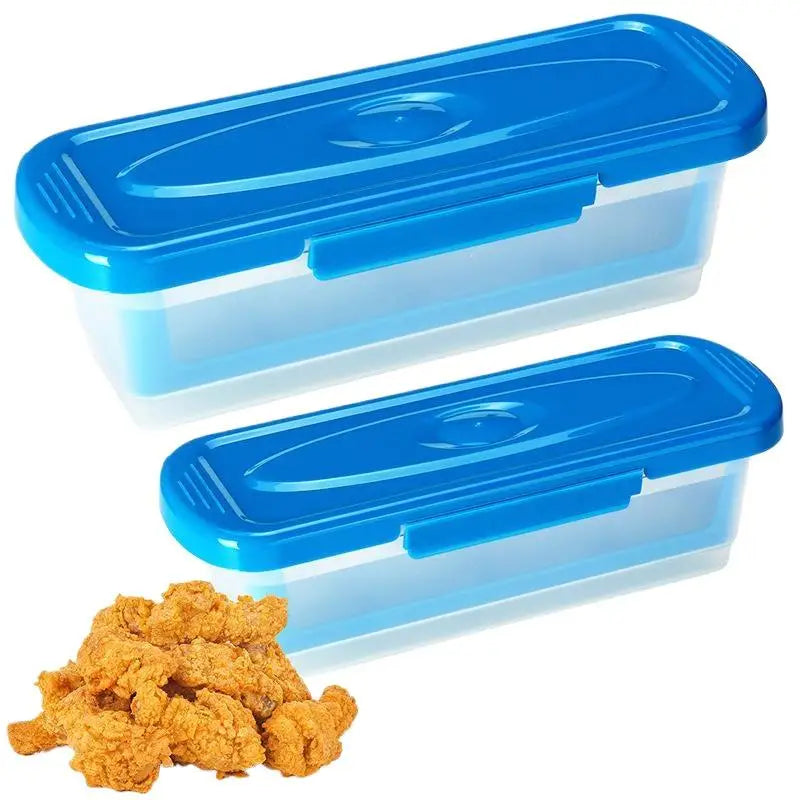 Fish Breading Shaker Bowl – Batter Coating Tray with Lid for Chicken Wings, Fish, Vegetables & Frying