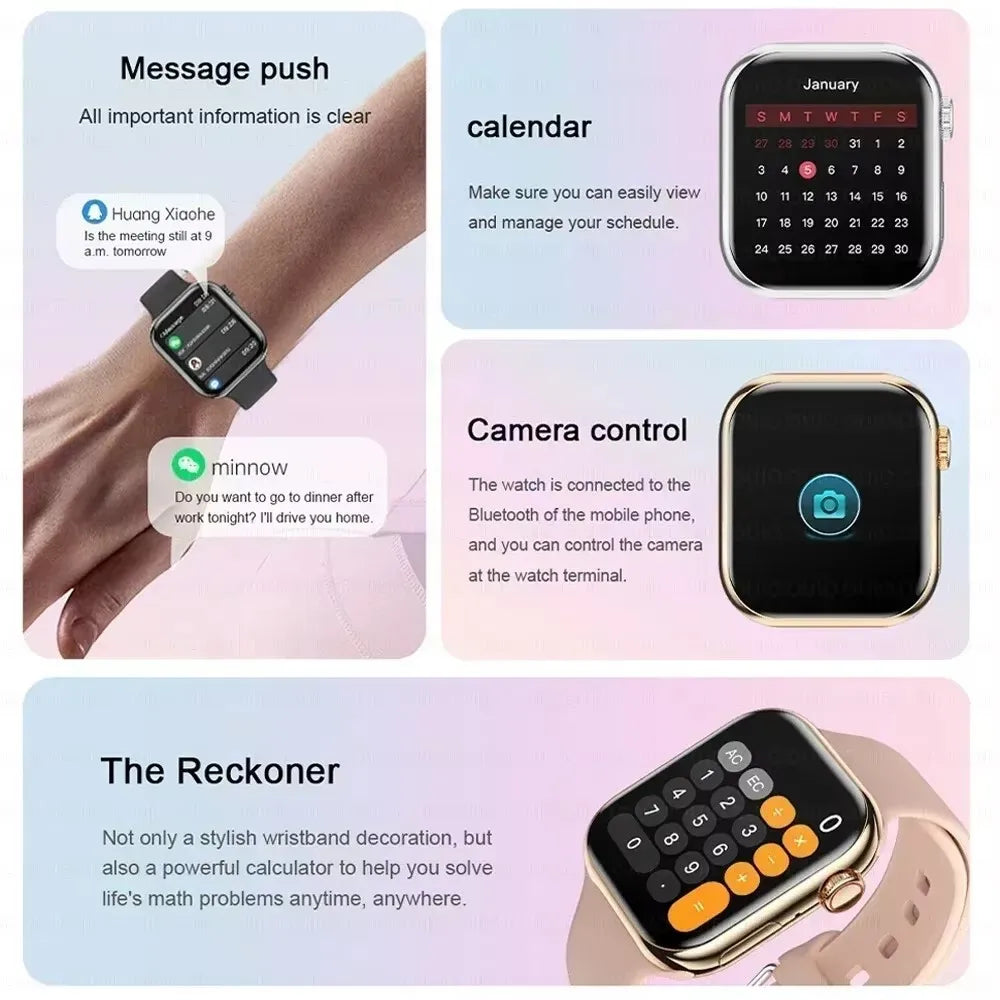 Watch 11 Smartwatch – GPS Bluetooth Calling NFC Smart Watch with Body Temperature Monitor & Always-On Display for Android & iPhone
