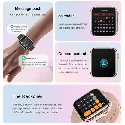 Watch 11 Smartwatch – GPS Bluetooth Calling NFC Smart Watch with Body Temperature Monitor & Always-On Display for Android & iPhone
