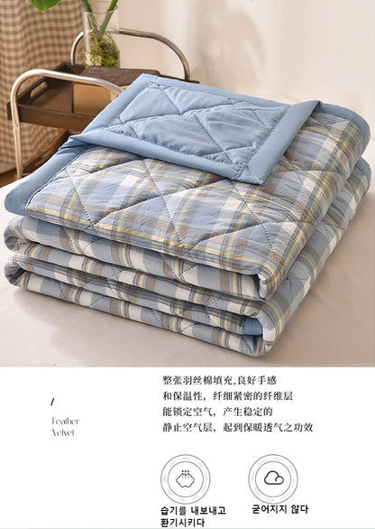 Edredón Ligero de Verano – Suave Manta Acolchada para Todas las Estaciones para Ropa de Cama Transpirable
