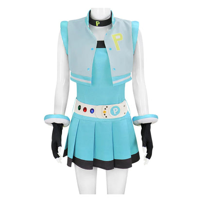 Powerpuff Girls Cosplay Costume – Full Set Blossom / Buttercup / Bubbles Halloween Dress with Belt
