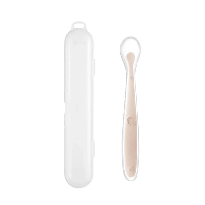 Soft Silicone Baby Feeding Spoon – Gentle Training Spoon for Infants, Toddlers & Baby-Led Weaning