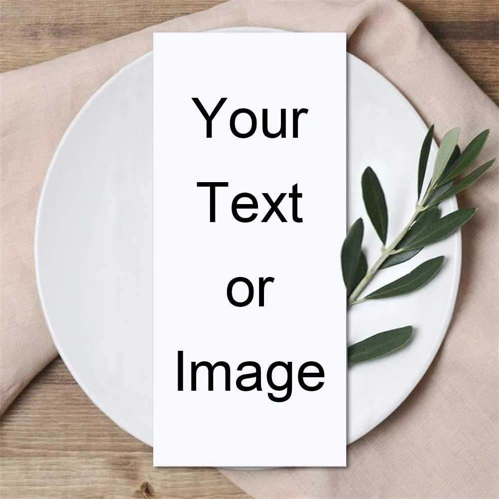 Personalized Wedding Table Cards – Editable Couple Name Place Cards for Invitations, Thank You, Welcome, Menu & Modern Minimalist Decor