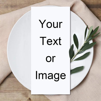 Personalized Wedding Table Cards – Editable Couple Name Place Cards for Invitations, Thank You, Welcome, Menu & Modern Minimalist Decor
