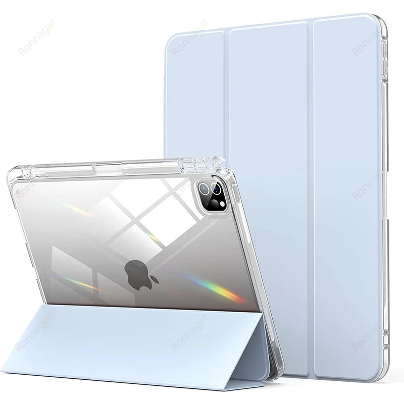 iPad Case with Pencil Holder for iPad A16, A19, 12th & 11th Gen (2026), Air 11/13, Air 8 M4/M3/M2, Pro 11/12.9/13 M4 & M5, Air 4/5, 10.9, 10.5, 10.2 & 9.7