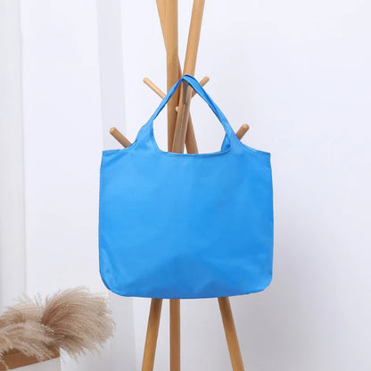 Bolsa de Compras Plegable Ecológica – Bolso de Hombro Reutilizable Portátil de Gran Capacidad para Compras de Supermercado, Viajes y Uso Diario