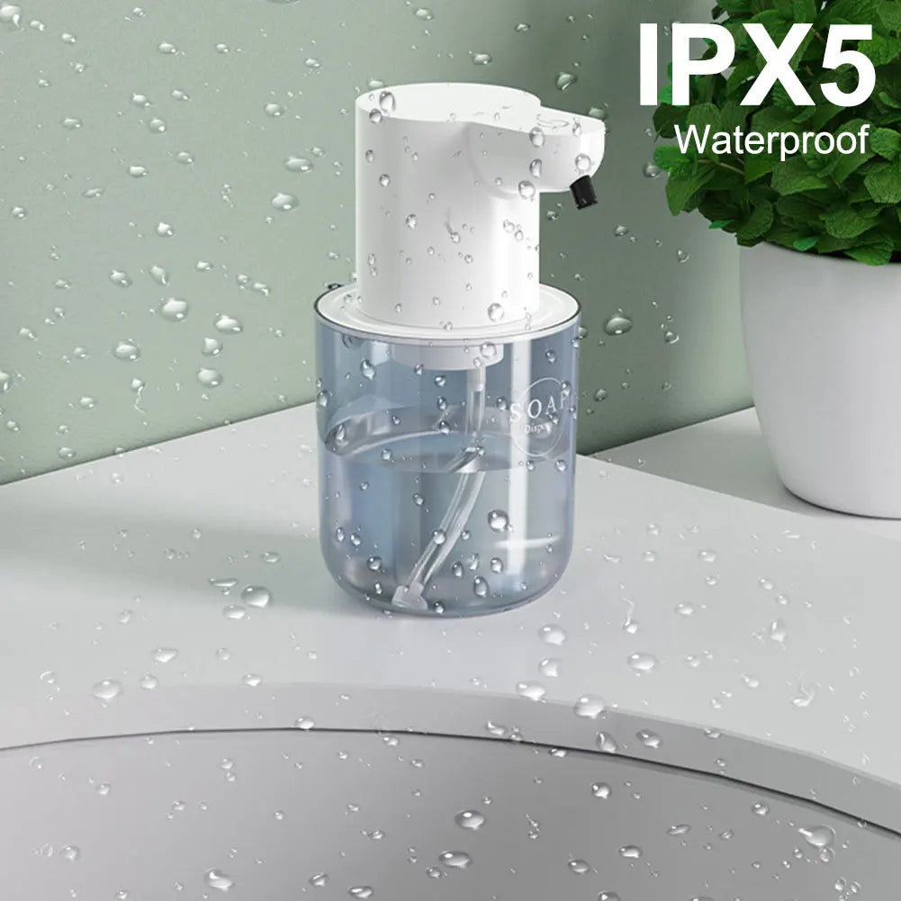 Dispensador automático de jabón espumoso de 400ml con sensor infrarrojos – Dispensador de jabón en espuma y gel sin contacto para baño y cocina