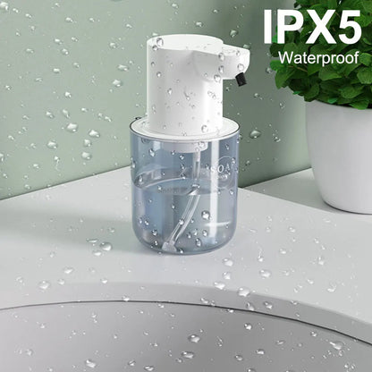 Dispensador automático de jabón espumoso de 400ml con sensor infrarrojos – Dispensador de jabón en espuma y gel sin contacto para baño y cocina