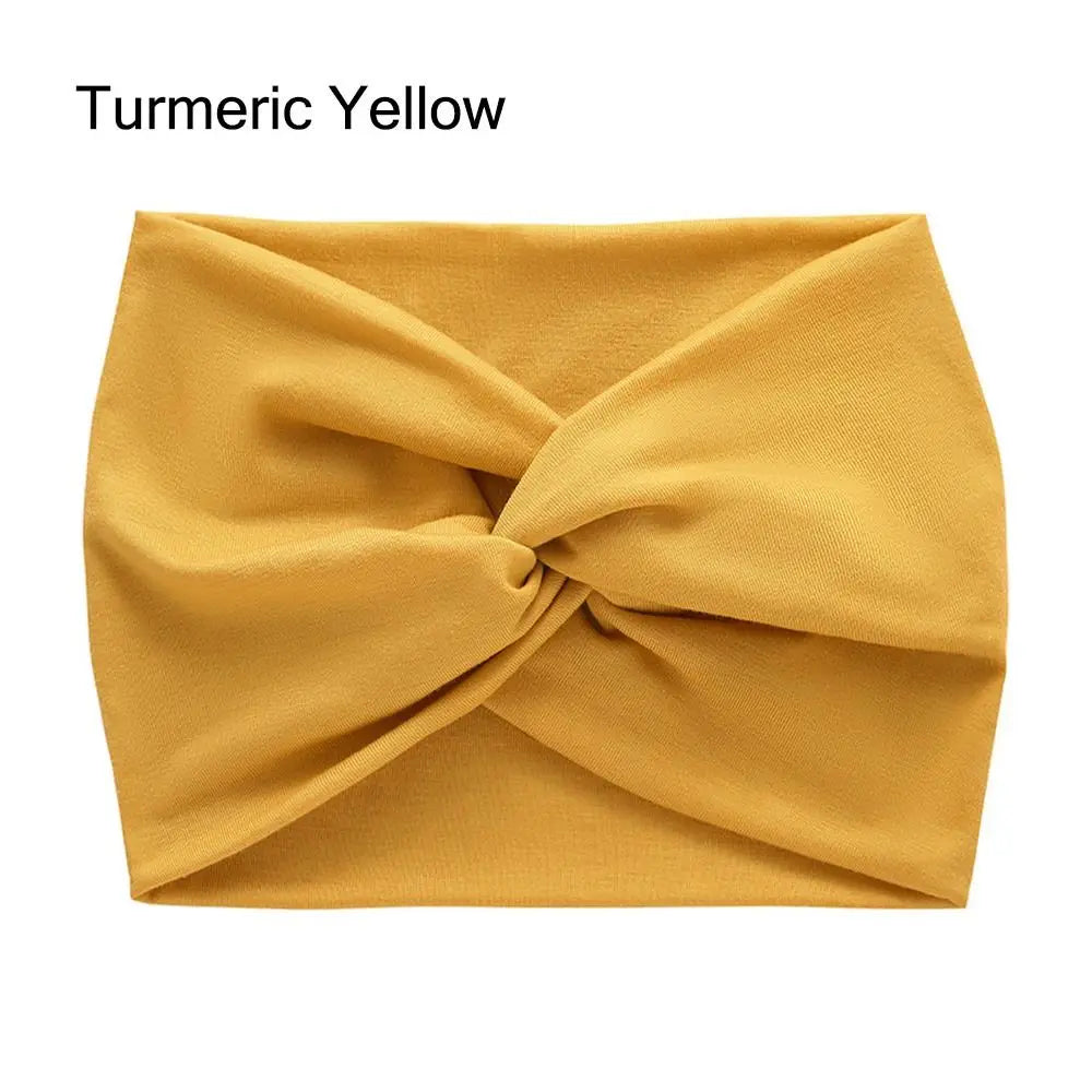 Extra Large Twisted Headband – Thick Wide Turban Hair Wrap for Women | Workout Yoga Fashion Hair Accessories