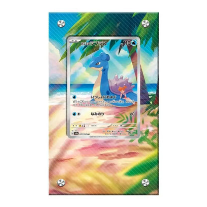 Expositor de metacrilato para cartas Pokémon – Psyduck, Bulbasaur, Mewtwo, Charmander y soporte protector para cartas de personajes