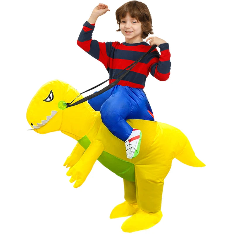 Kids’ Dinosaur Inflatable Costume – Fun Cosplay Party Outfit for Boys & Girls, Halloween, Christmas, Purim & Dress-Up Events