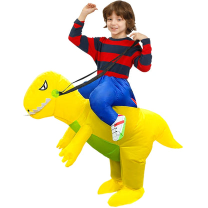 Kids’ Dinosaur Inflatable Costume – Fun Cosplay Party Outfit for Boys & Girls, Halloween, Christmas, Purim & Dress-Up Events